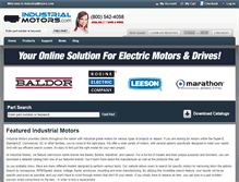 Tablet Screenshot of industrialmotors.com